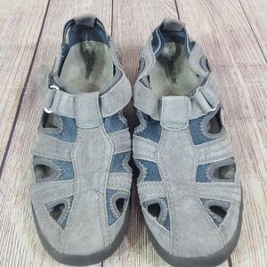 Cobbie Cuddlers Suzanne Shoes Women's Size 9.5W Blue Gray Leather Outdoors